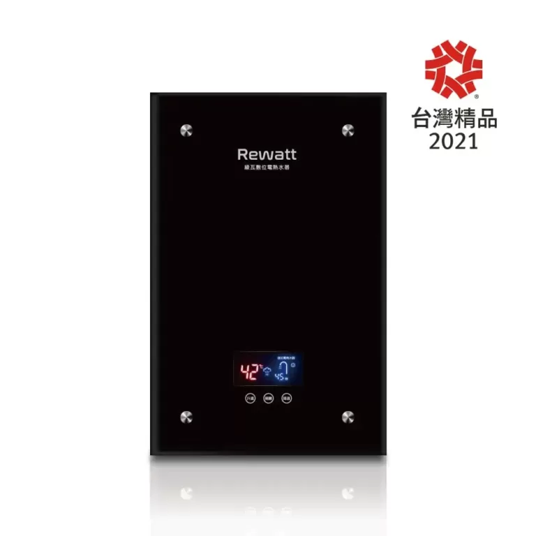 QR200黑｜數位電熱水器｜REWATT綠瓦